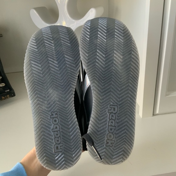 REEBOK Harman Black Iridescent Girls Youth Sneakers Size USA 1 BRAND NEW - Picture 4 of 11